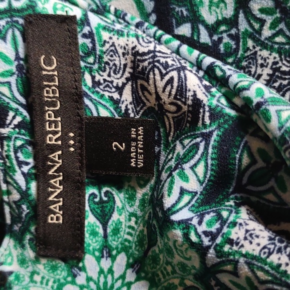 Banana Republic Floral Sleeveless Dress Size 2 - Picture 5 of 6